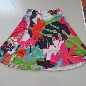 X-Small Lightweight, Colorful A-Line Summer Skirt.